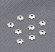 Шапочки серебряные для бусин 5,5 мм Лепестки 2