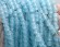 Бусины стеклянные нежно-голубые диаметр 6 мм 30 см нить
