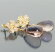 Серьги с натуральными аметринами Аметриновый цветок