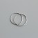 Швензы серебряные кольца Конго 26х1,2 мм с родиевым покрытием