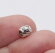 Бусина серебряная разделительная серебро 925 пробы 5,7х5,5 мм