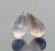 Аметрин натуральный бусины бриолеты пара на серьги