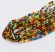 Шпинель разноцветная бусины 2 мм нить 37,5 см