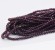 Шпинель цвет тёмный аметист бусины 2 мм нить 38 см