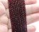 Шпинель цвет тёмное бордо бусины 2 мм нить 37,5 см