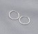 Швензы серебряные кольца Конго 20х1,6  мм 