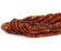 Гранат спессартин оранжевый натуральный бусины 2,4 мм нить 39 см