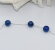 Цепочка серебряная метражом плетение бусины (шарики) 1 мм