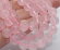 Розовый кварц натуральный бусины 12 мм гранёный шар