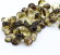 Раухцитрин натуральный бусины капля 15-19+ мм. Цена за 1 штуку