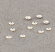 Шапочки серебряные для бусин 3,1 мм. Серебро 925 пробы